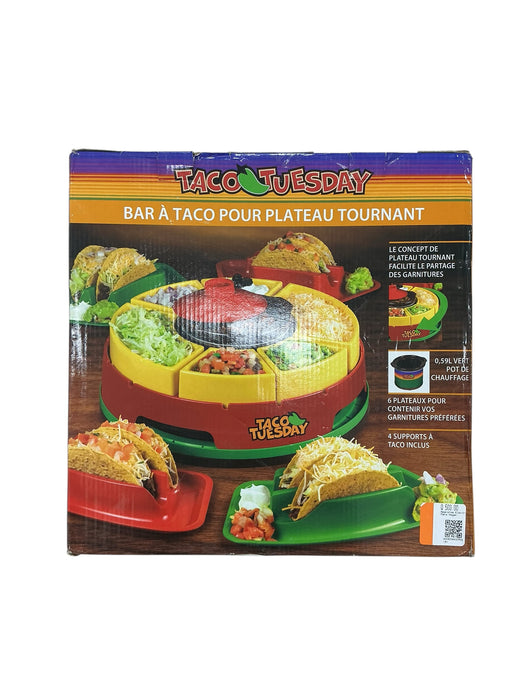 Bandeja giratoria para tacos (TACO TUESDAY)