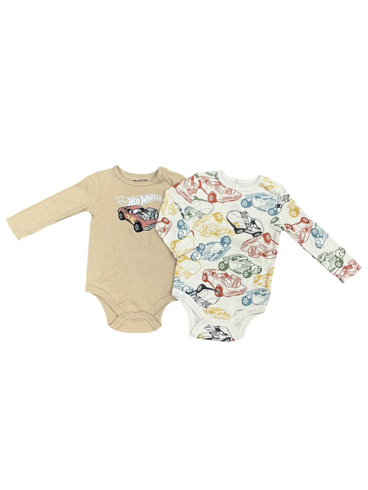 Duo de bodys para bebé 6/9M (HOT WHEELS)