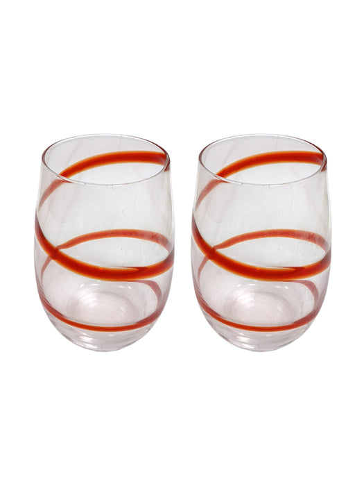 Set de vasos de vidrio