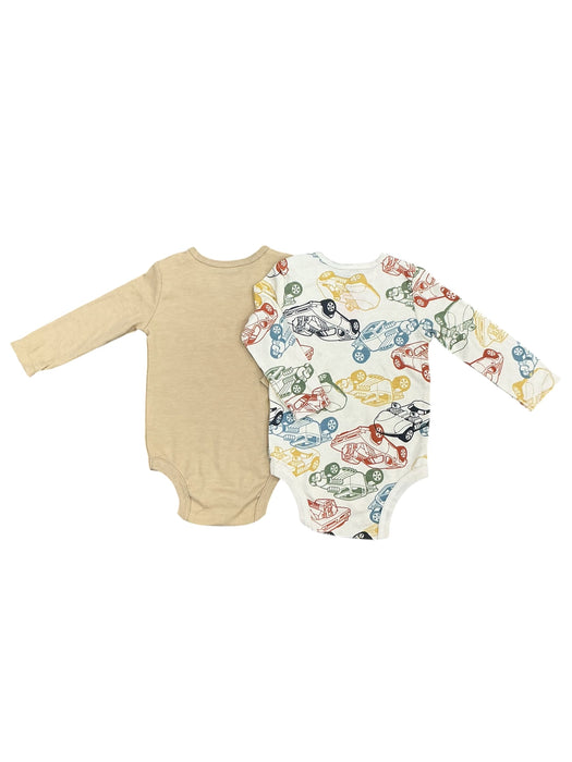 Duo de bodys para bebé 6/9M (HOT WHEELS)