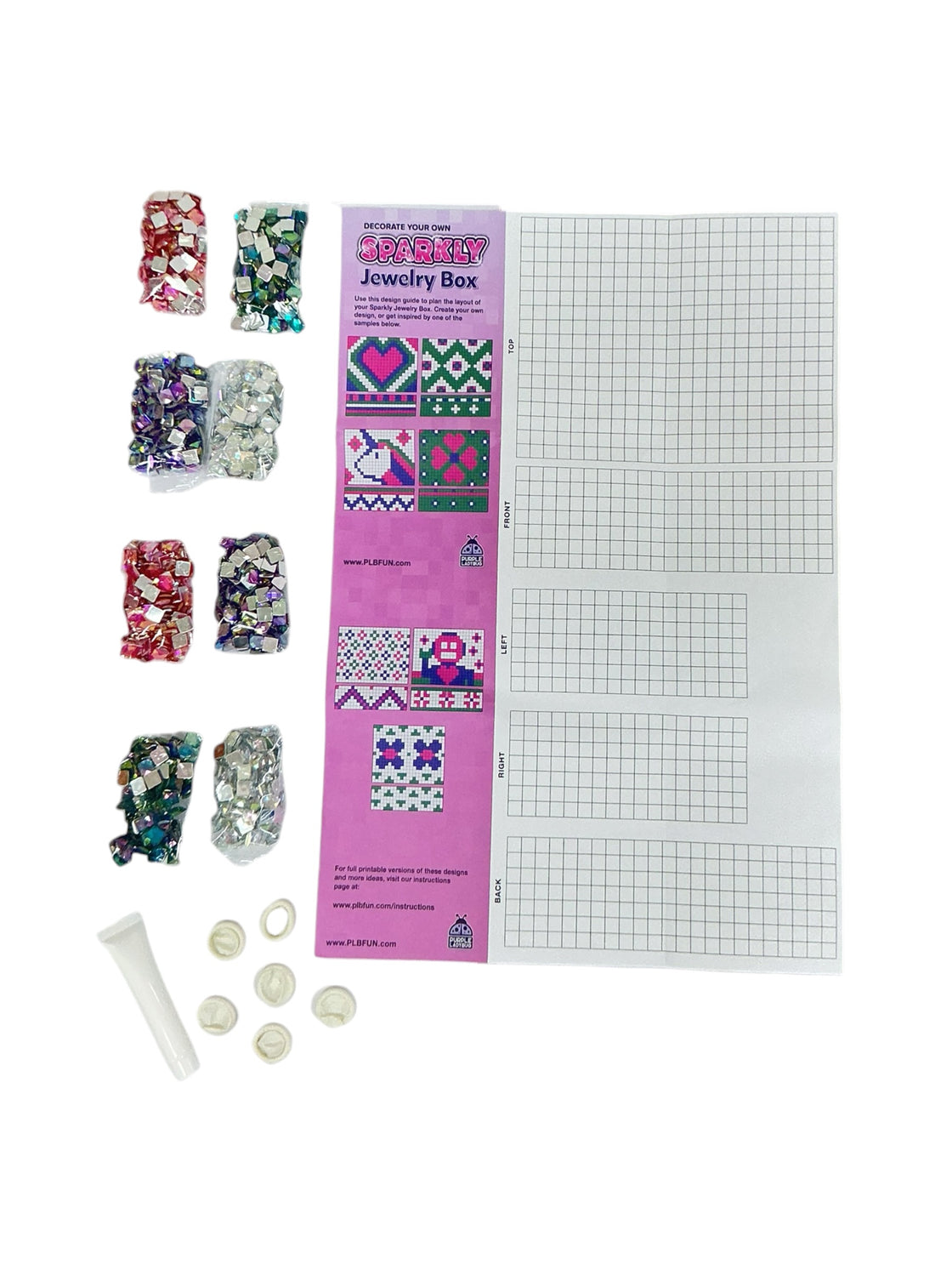Joyero para decorar (PURPLE LADYBUG)