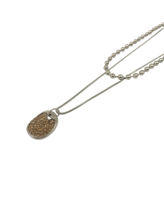 Collar y aretes de fantasía (PAPARAZZI)