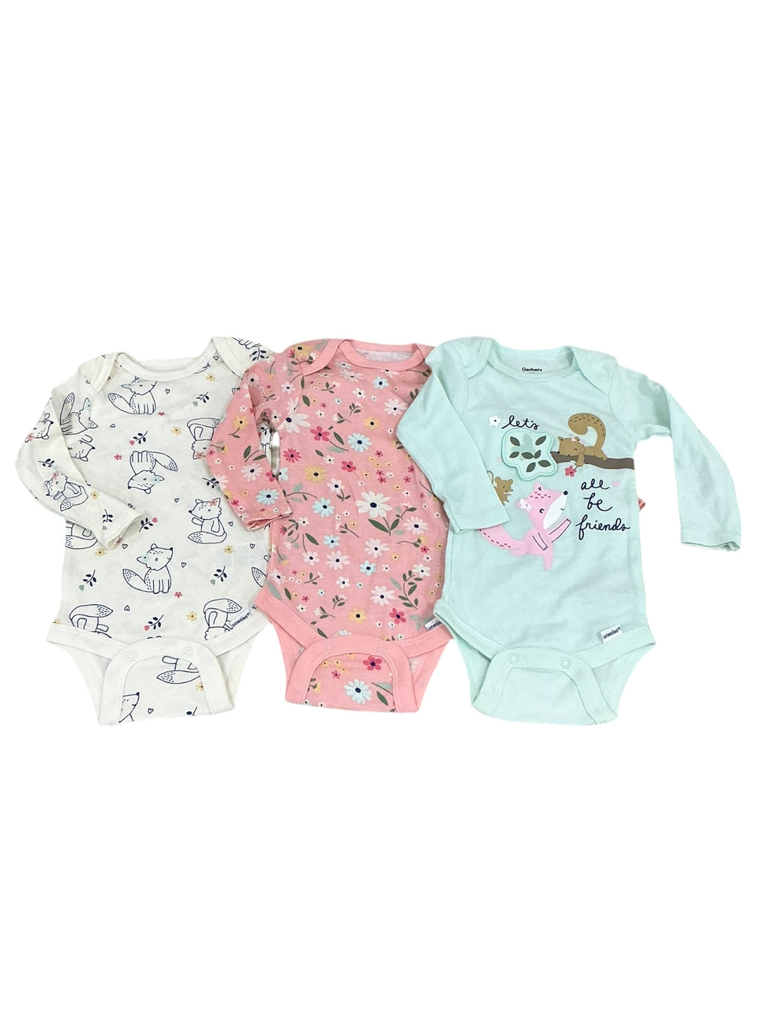 Set de bodys 0-3M (GERBER)