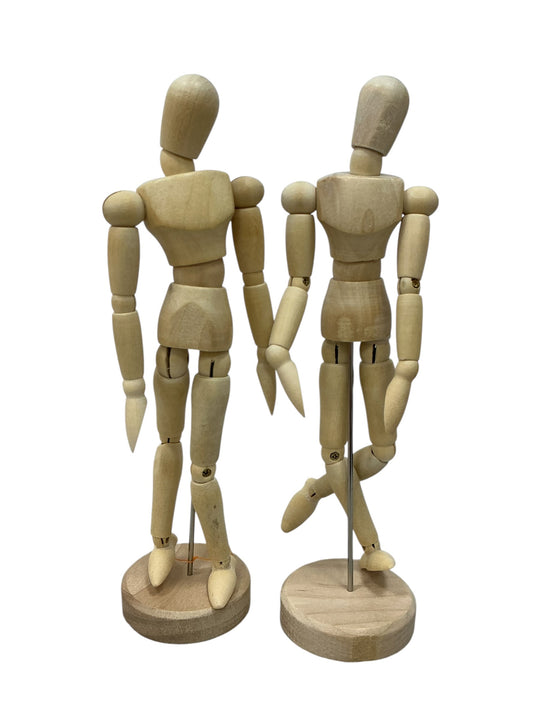 Dúo de maniquíes articulados