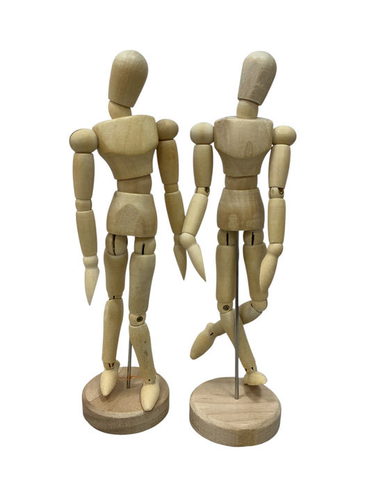 Dúo de maniquíes articulados