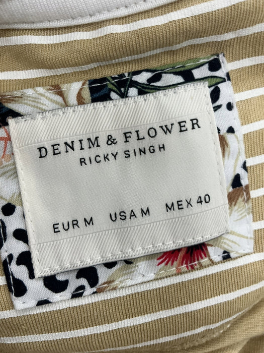 Playera M (DENIM & FLOWER)