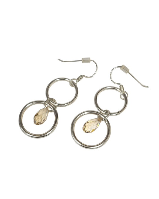 Aretes de plata (925)