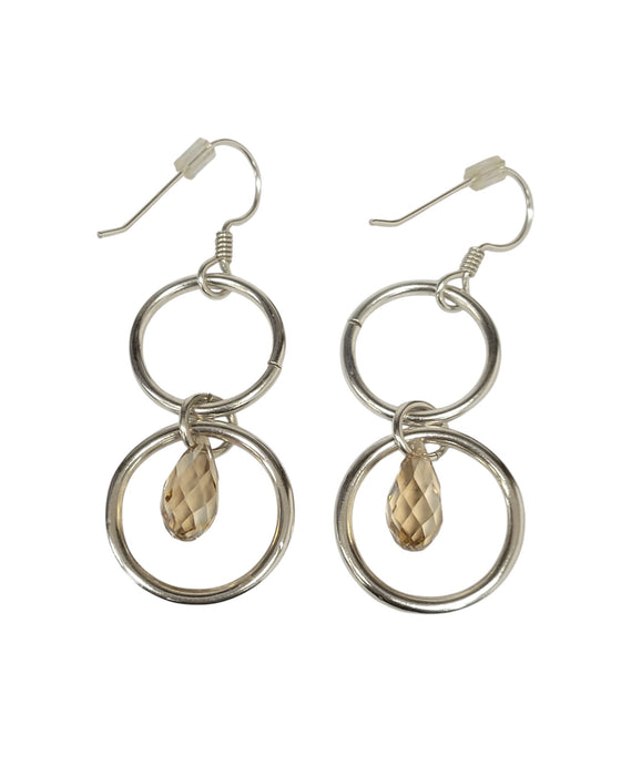 Aretes de plata (925)