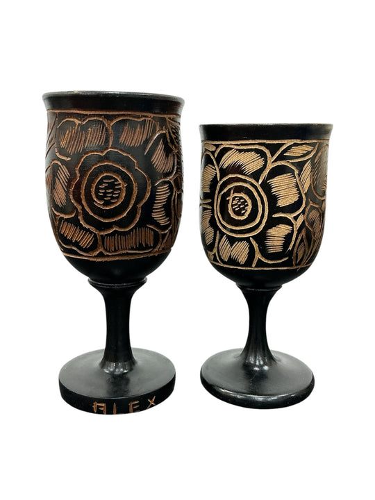 Duo de copas decorativas
