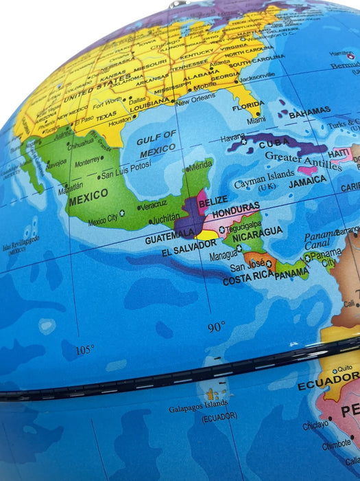 Detalle del mapa - Centroamérica zoom Guatemala y Honduras