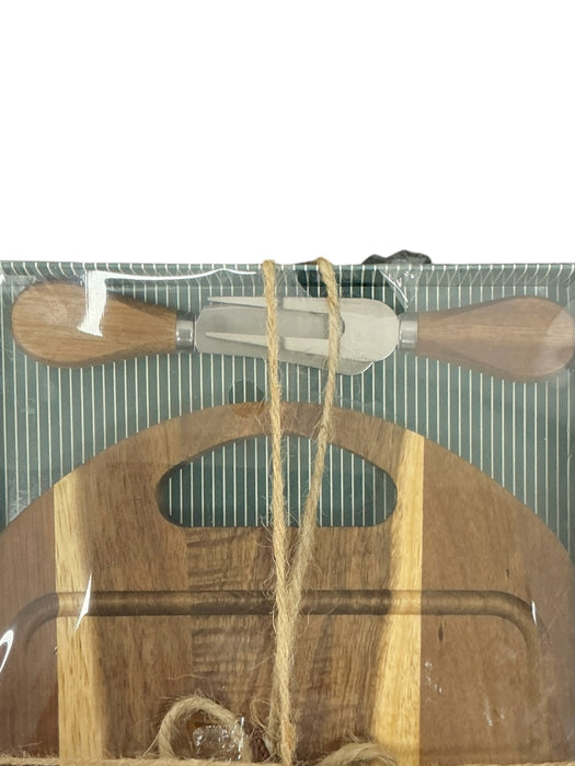 Set de tabla y utensilios para queso