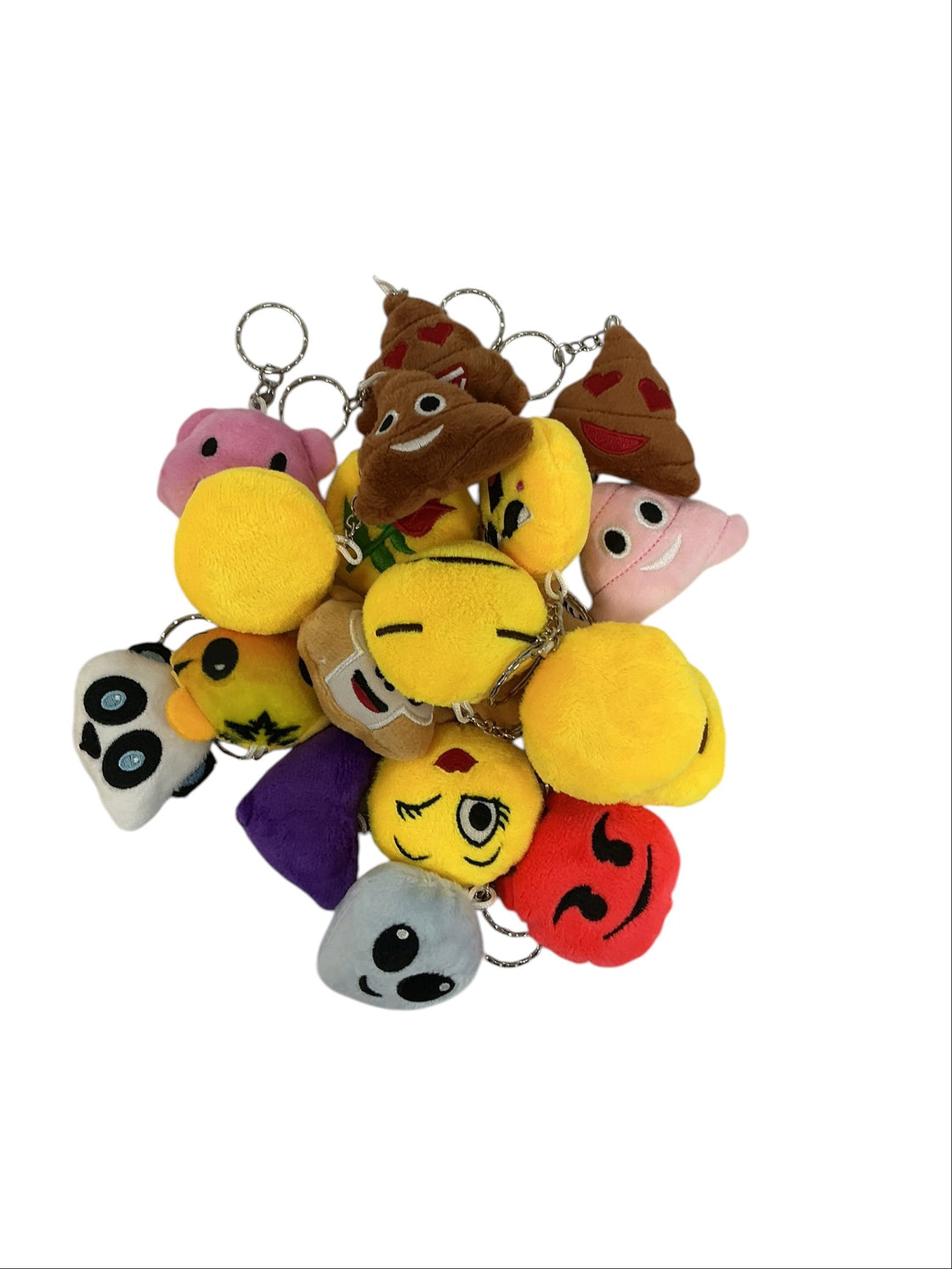 Set de llaveros de peluche