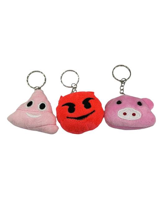 Set de llaveros de peluche