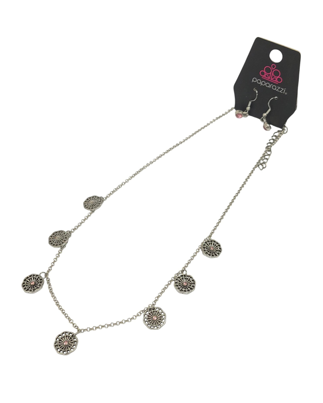 Collar y aretes de fantasía (PAPARAZZI)