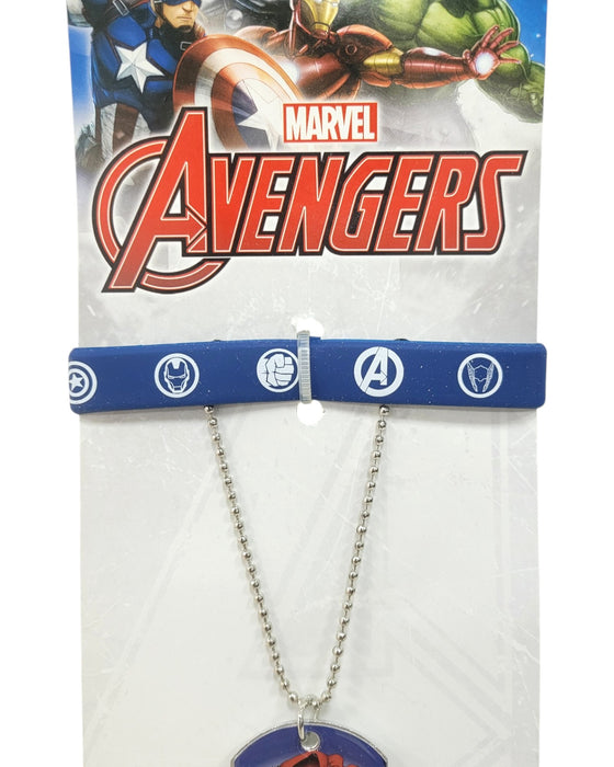 Set de regalo con collar y pulsera (MARVEL)