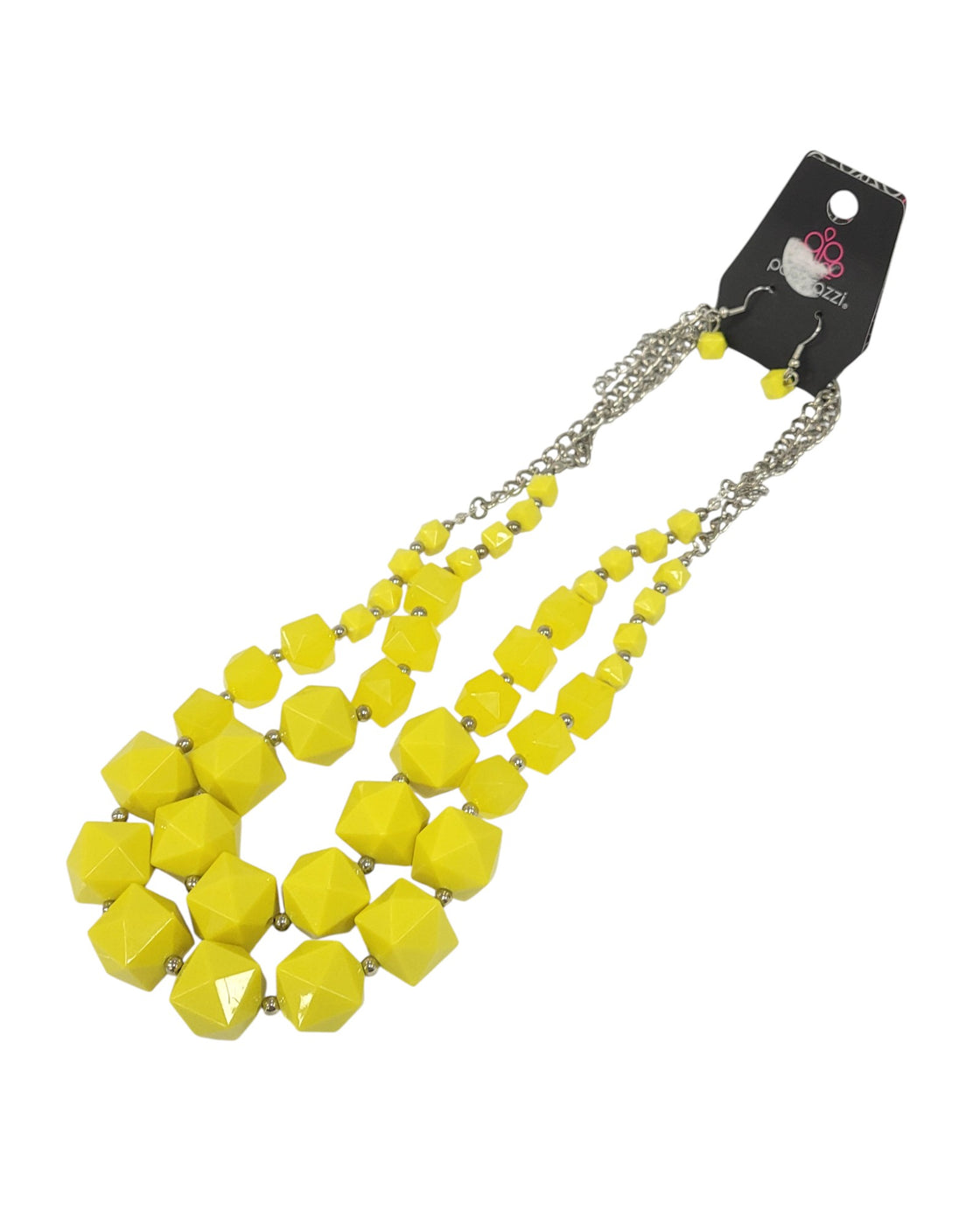 Collar y aretes de fantasía (PAPARAZZI)