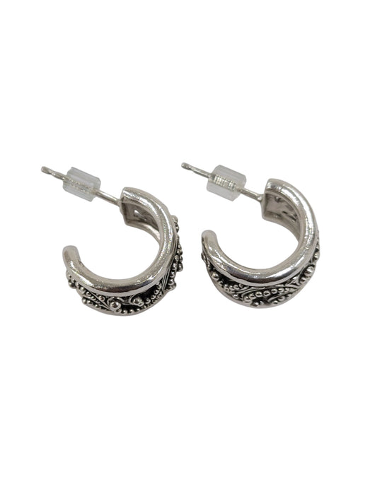 Aretes de plata