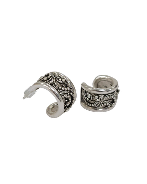 Aretes de plata