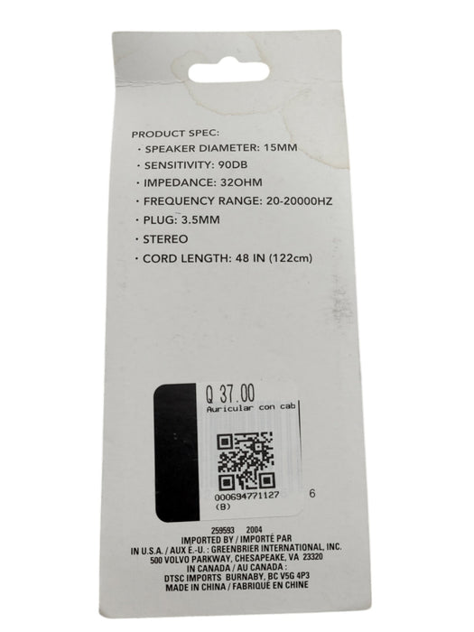 Auricular con cable (CIRCUIT)