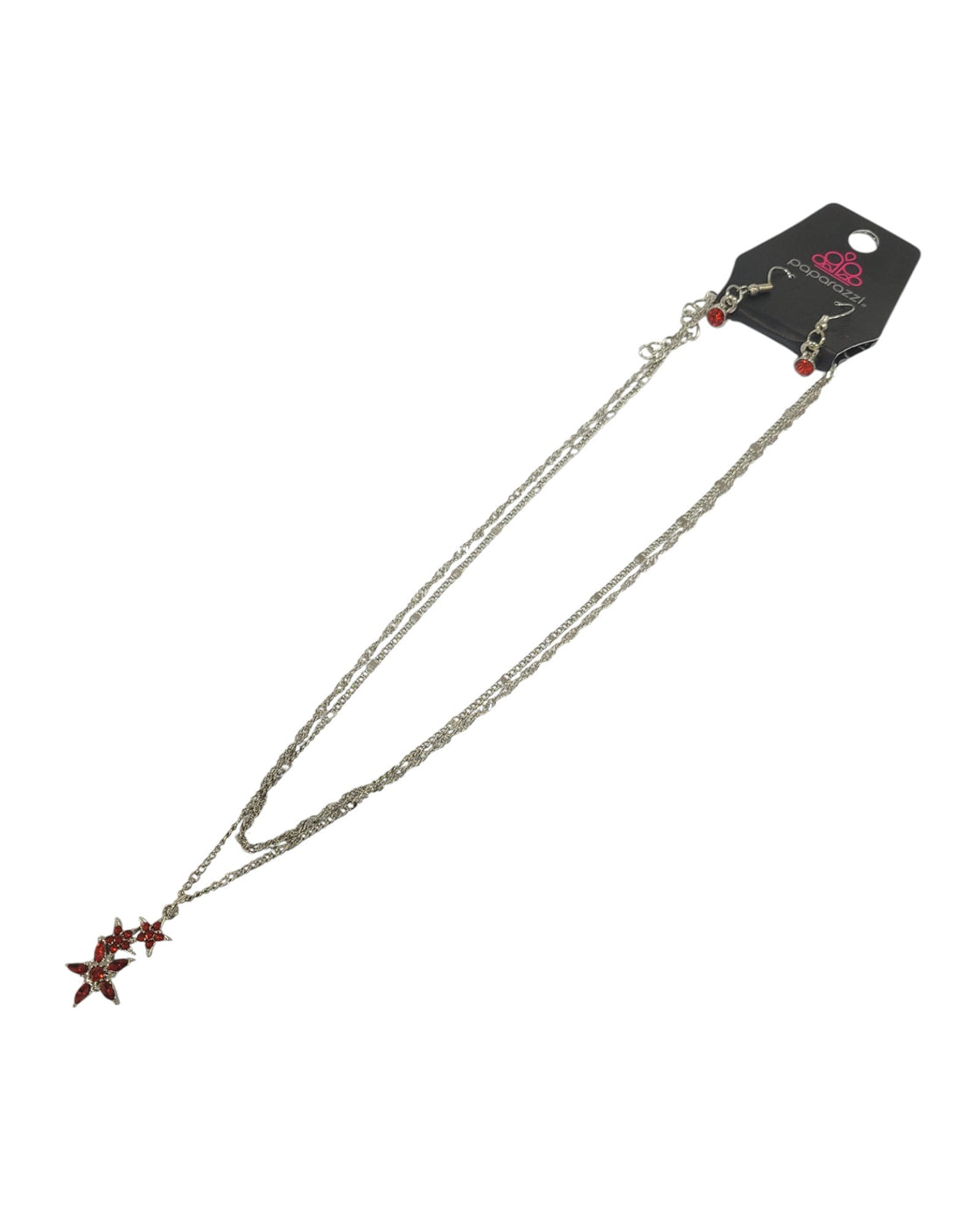 Collar y aretes de fantasía (PAPARAZZI)