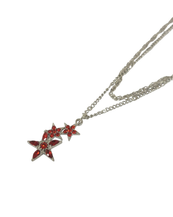 Collar y aretes de fantasía (PAPARAZZI)