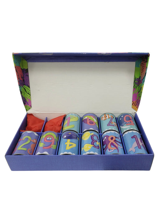 Juego de derribar latas (ANIMAL ADVENTURE GAMES)