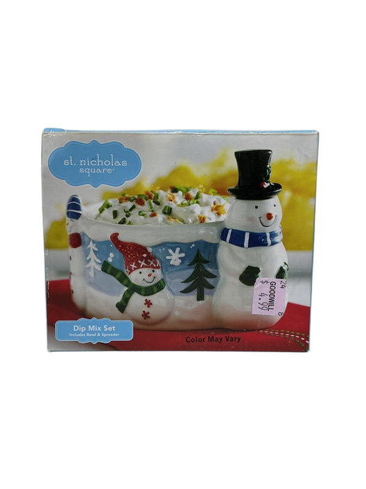 Bowl y cuchillo para untar (ST. NICHOLAS SQUARE)