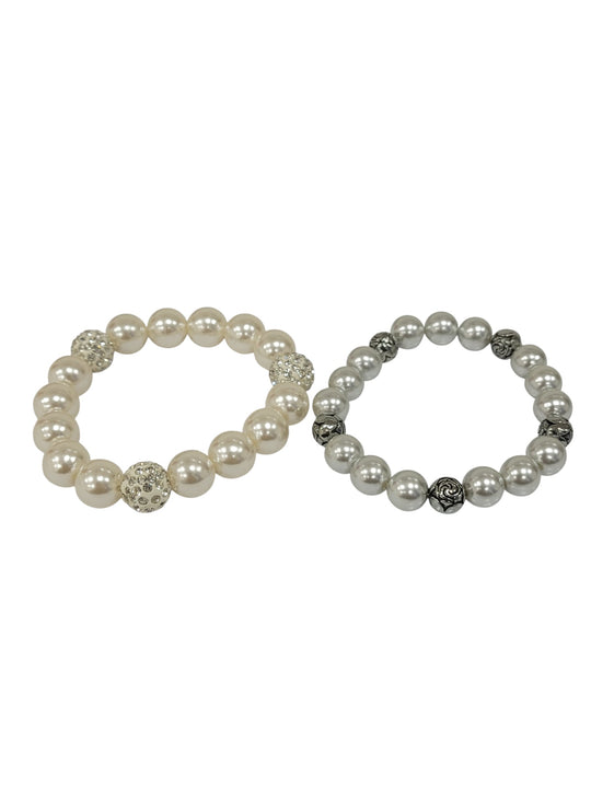 Dúo de pulseras de fantasía