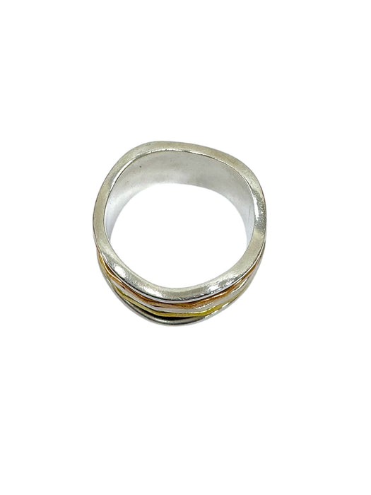 Anillo de plata (925) y fantasía