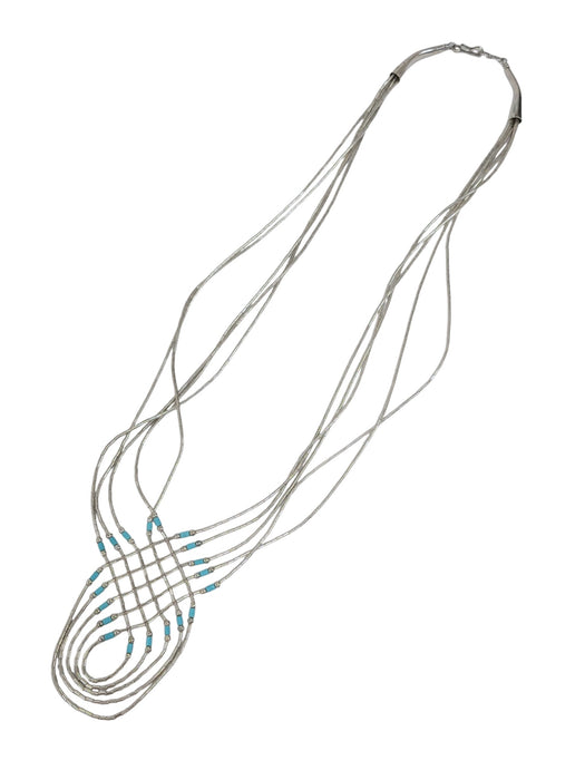 Collar Multicadena de plata (925)