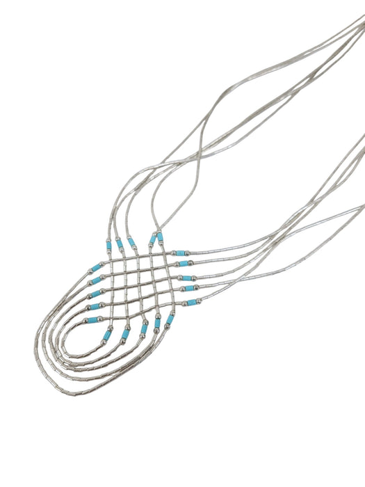 Collar Multicadena de plata (925)