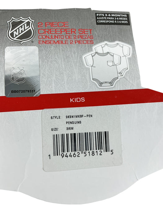 Dúo de bodys para bebé 3-6M (NHL)