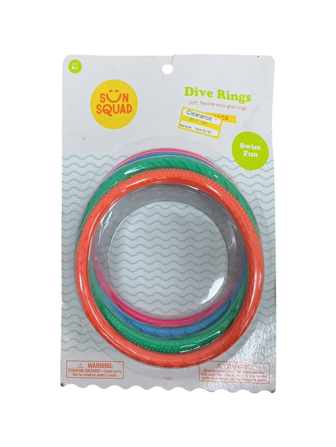 Set de anillos de buceo (SUN SQUAD)