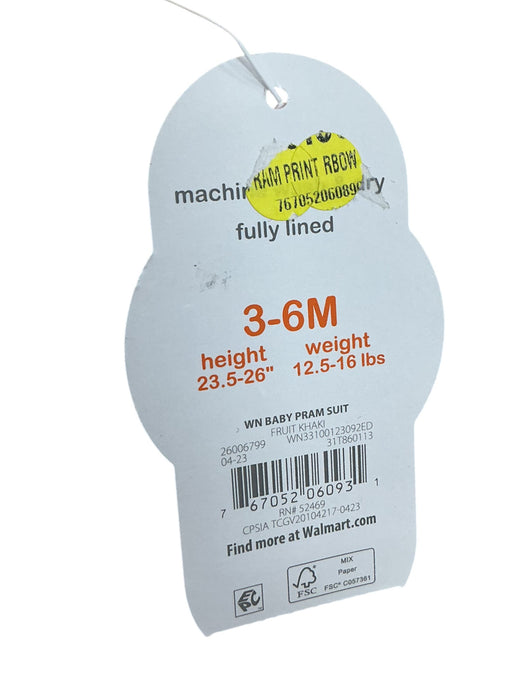 Pijama para bebé 3-6M (WONDER NATION)