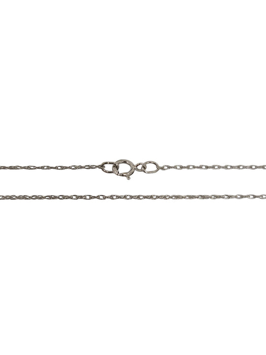 Set de cadena y aretes de plata (925)