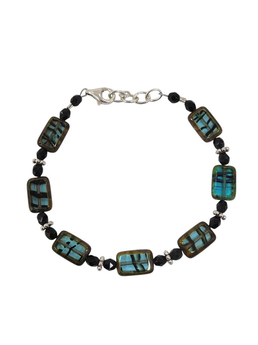 Set de Pulsera y Aretes de plata (925)