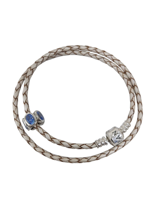 Pulsera con broche de plata (PANDORA)