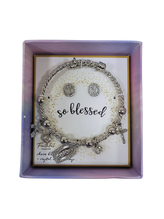 Set de pulsera y aretes (FAITHFUL FASHION)