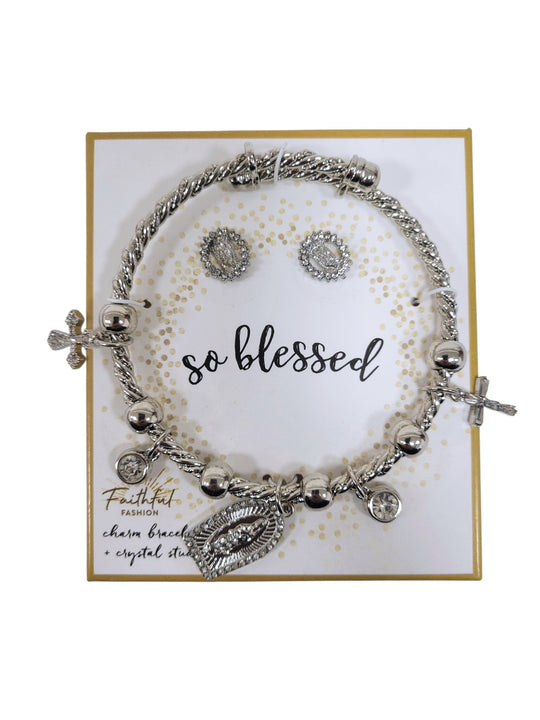Set de pulsera y aretes (FAITHFUL FASHION)