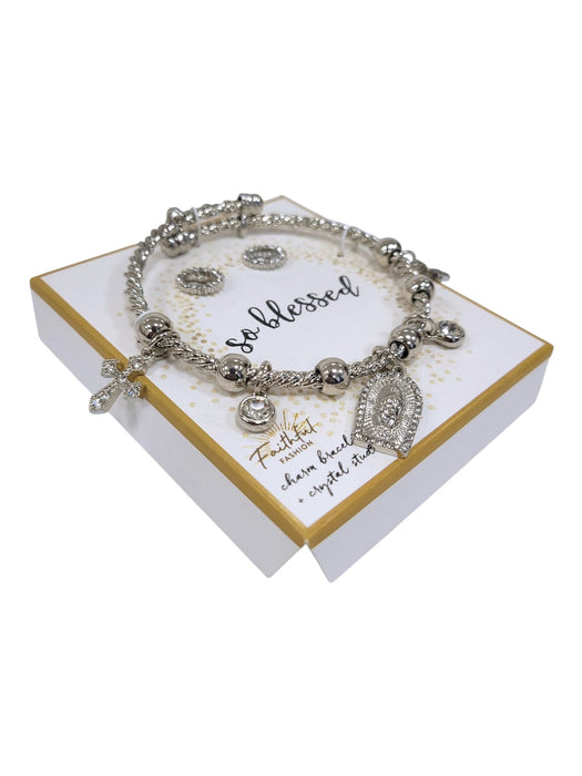 Set de pulsera y aretes (FAITHFUL FASHION)