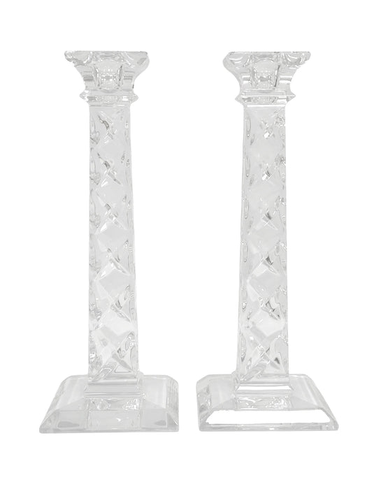 Set de candelabros de cristal