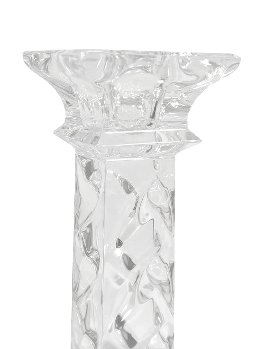Set de candelabros de cristal