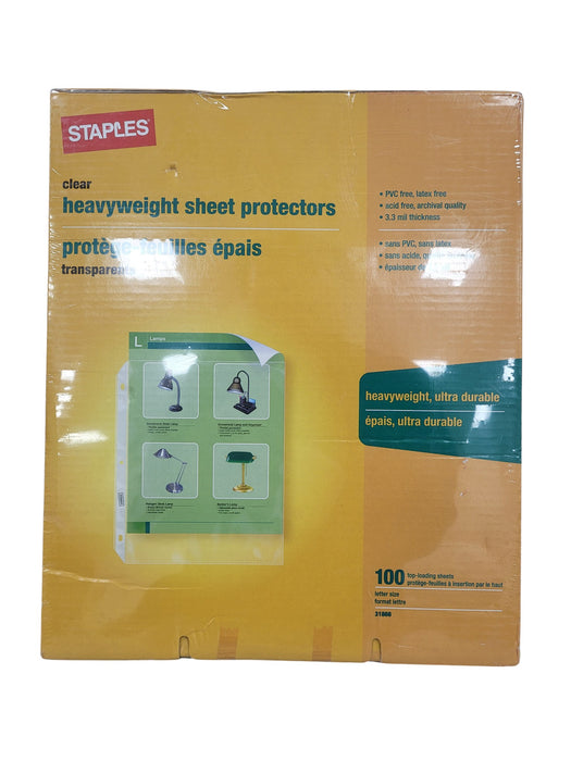 Protectores de hojas (STAPLES)