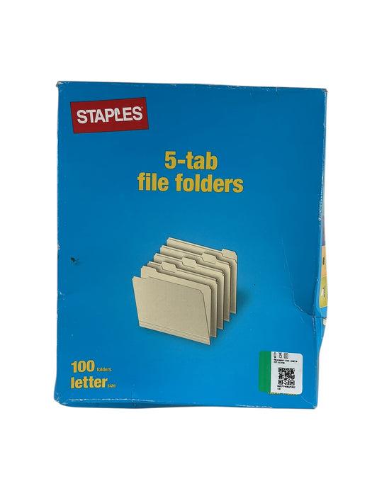 Caja de folders (STAPLES)