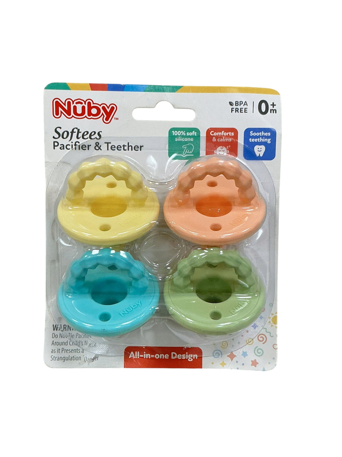 Set de chupetes (NUBY SOFTEES)