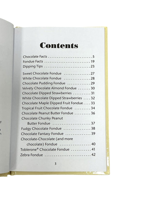 Kit para fondue de chocolate