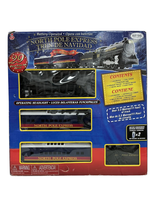 Set de tren navideño (EZTEC)