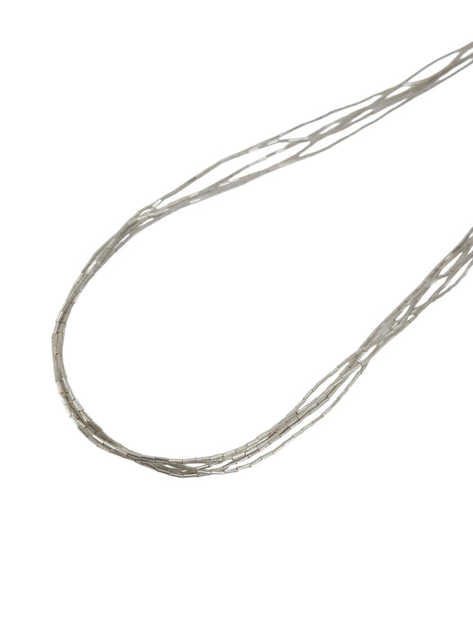 Collar Multicadena de plata (925)