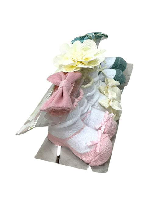 Set de botines y pañelos de cabeza para bebé (LITTLE ME)