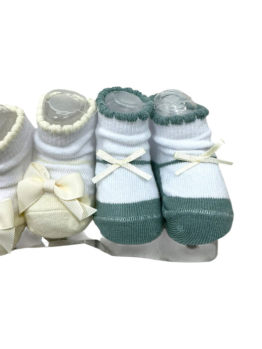 Set de botines y pañelos de cabeza para bebé (LITTLE ME)